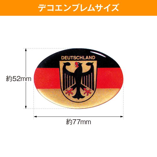 【新品/廃盤品/在庫限り】 (ドイツ Herbert Richter製） R.A.C クリスタル デコエンブレム フラッグ ロゴ |  | 02