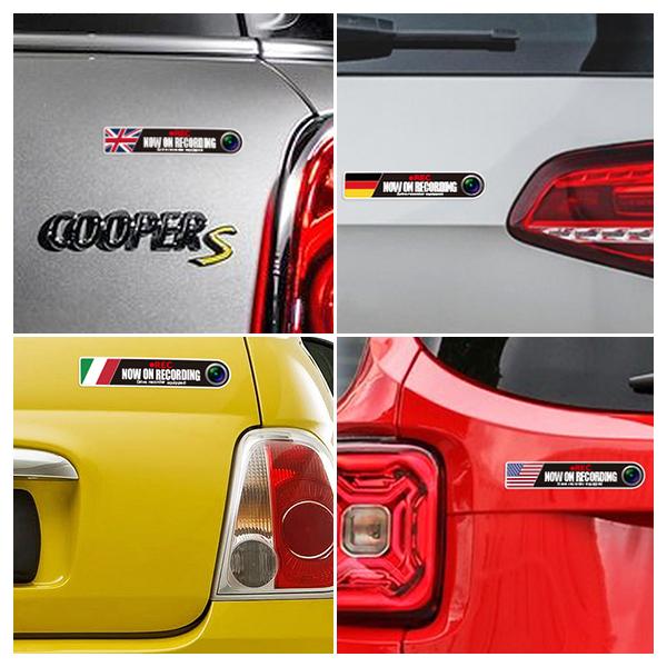 RAC ドライブレコーダー ドラレコ ステッカー 国旗タイプ ジャパン日本 B   サイズ幅13.8cmｘ高2.7cm 内容1枚入 |  | 02