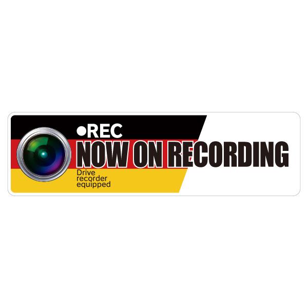 RAC ドライブレコーダー ドラレコ ステッカー 国旗タイプ ドイツ D  サイズ幅14.0cmｘ高4.0cm 内容1枚入 | 