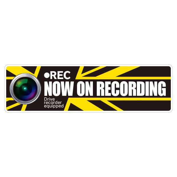 RAC ドライブレコーダー ドラレコ ステッカー 国旗タイプ イギリスユニオンジャック Yellow  サイズ幅14.0cmｘ高4.0cm 内容1枚入 | 