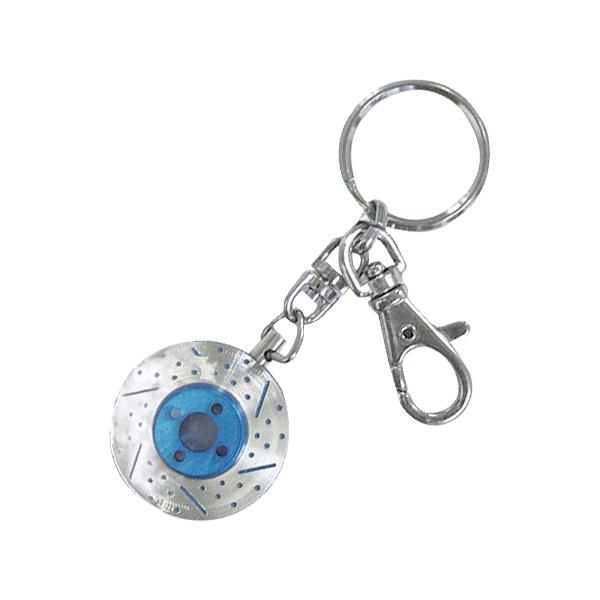 クリスマスツリーの装飾に！！ 男の子に人気の自動車パーツのキーホルダー R.A.C キーホルダー ローター デザイン 1個入り | 