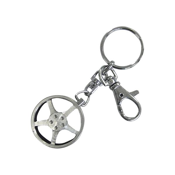 クリスマスツリーの装飾に！！ 男の子に人気の自動車パーツのキーホルダー R.A.C キーホルダー ホイル デザイン 1個入り | 