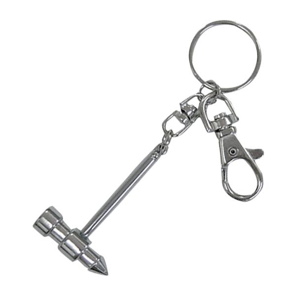 クリスマスツリーの装飾に！！ 男の子に人気の自動車パーツのキーホルダー R.A.C キーホルダー ハンマー デザイン 1個入り | 