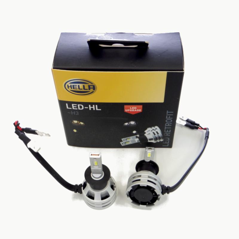 現品限 HELLA LED H3 12/24V兼用 19W 6500K 3200ルーメン レトロフィットバルブ 2個1セット | 