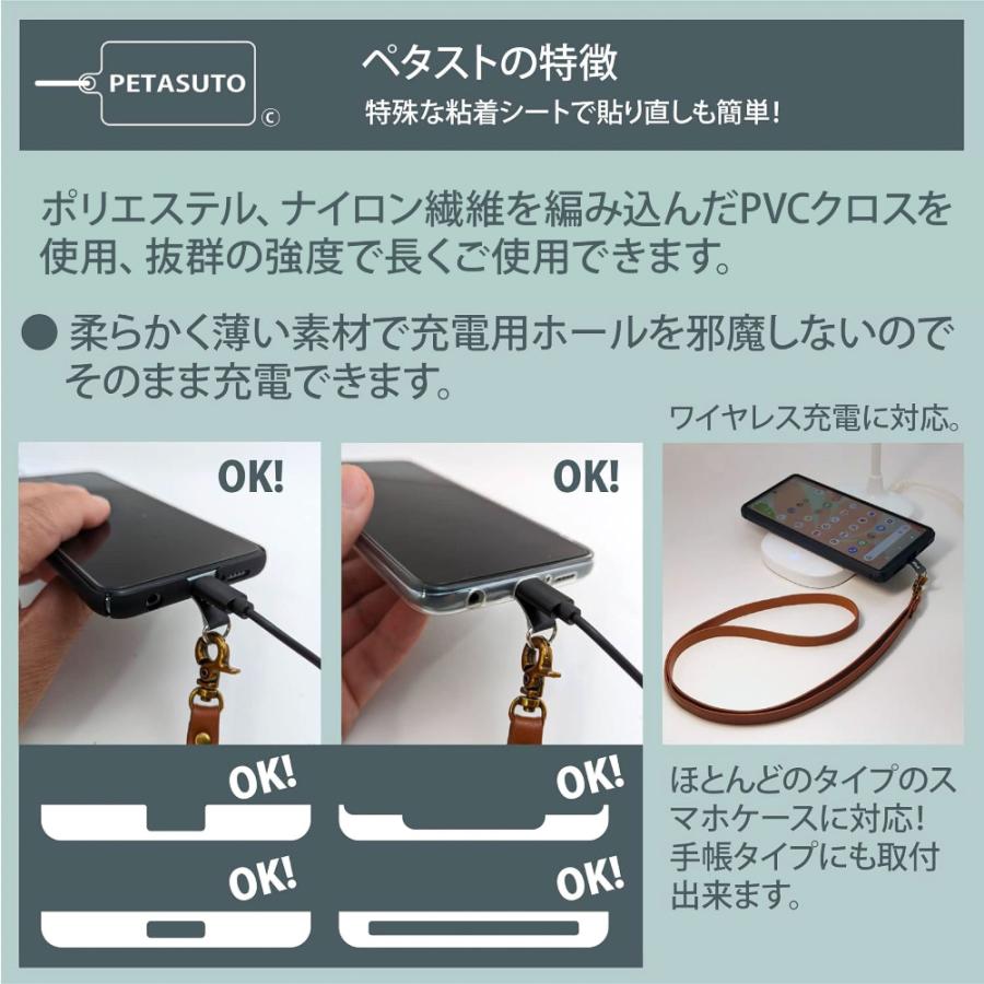 ストラップホルダー ストラップホール PETASUTO ペタストセット ベーシックブラック＋ショルダーフィールド KPS021 |  | 03