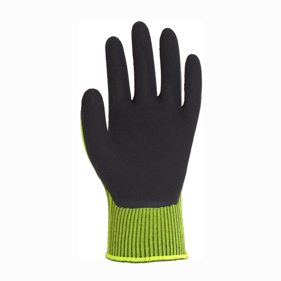 【サイズ：L】 3双セット プーマ 作業用手袋 背抜き手袋 PUMA WORK GLOVES 天然ゴムコーティング手袋 レーシング PG-1350 イエロー | PUMA | 02