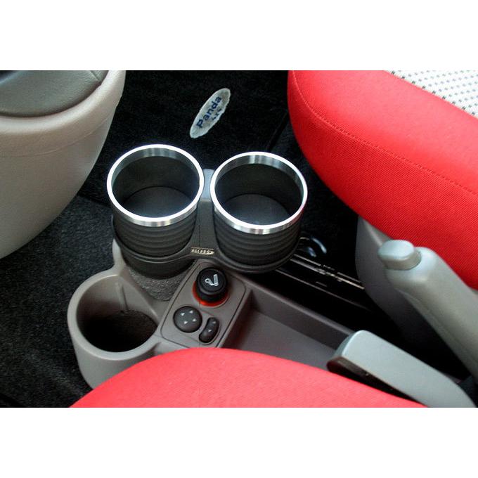 フィアット パンダ 2003年〜2011年 ALCABO アルカボ ドリンクホルダー ブラックカップ AL-B110B | FIAT | 01