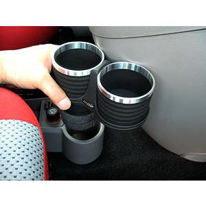フィアット パンダ 2003年〜2011年 ALCABO アルカボ ドリンクホルダー ブラックカップ AL-B110B | FIAT | 03