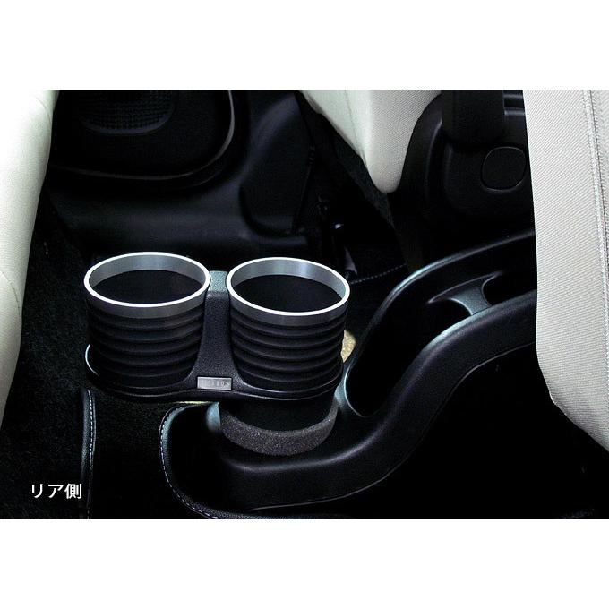 フィアット パンダ 2013年〜 フロント/リア共通 ALCABO アルカボ ドリンクホルダー ブラックカップ AL-B110B | FIAT | 02