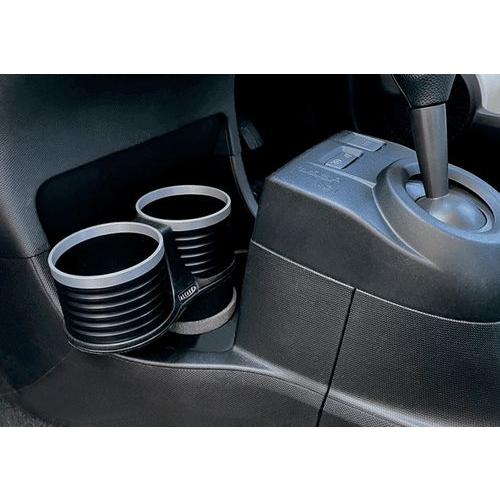 ルノー TWINGO III マイナーチェンジ前 2016〜2019年 フロントポケット対応 ALCABO ドリンクホルダー ブラックカップ AL-B110B | ルノー | 01