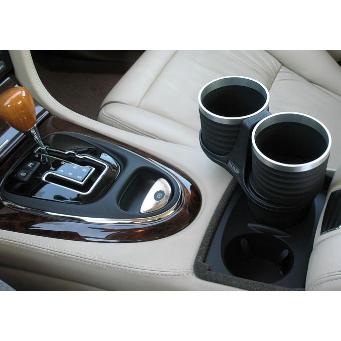 ジャガー XJシリーズ X350 X358 2003年〜2010年 ALCABO アルカボ ドリンクホルダー ブラック/リングカップ AL-B110BS | JAGUAR | 01
