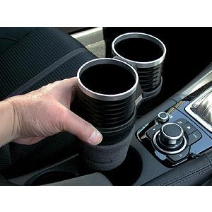 マツダ アクセラ BM/BY系 2013年〜2019年 ALCABO アルカボ ドリンクホルダー ブラックカップ AL-B112B | マツダ | 02