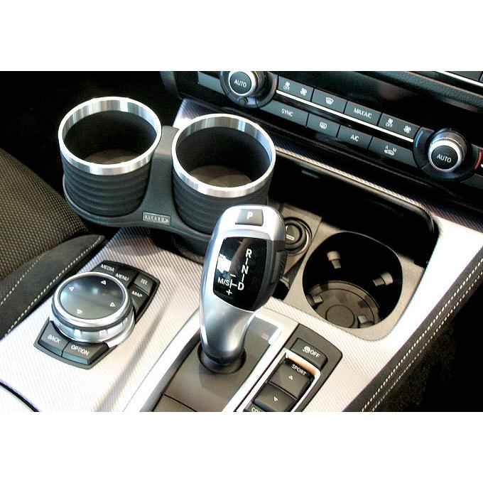 BMW F10/M5 5シリーズ セダン 2010年〜2017年 ALCABO アルカボ ドリンクホルダー ブラックカップ AL-B112B | BMW | 01