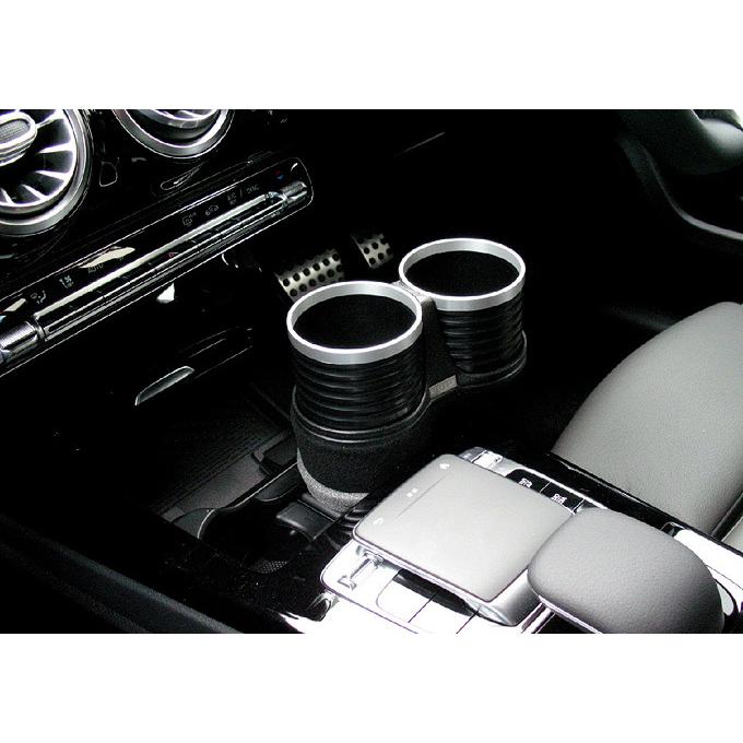 BENZ C118 X118 CLAクラス 2019年〜 ALCABO アルカボ ドリンクホルダー ブラック/リングカップ AL-B112BS | Mercedes-Benz | 01