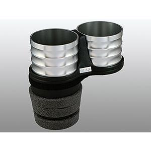 VW トゥアレグ 7P 2010年〜2018年 助手席側用 ALCABO アルカボ ドリンクホルダー シルバーカップ AL-B112S | フォルクスワーゲン