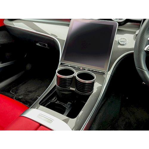 MERCEDES BENZ メルセデスベンツ Cクラス W206/S206 2021年〜 ALCABO アルカボ ドリンクホルダー ブラックカップ AL-B115B | Mercedes-Benz | 01