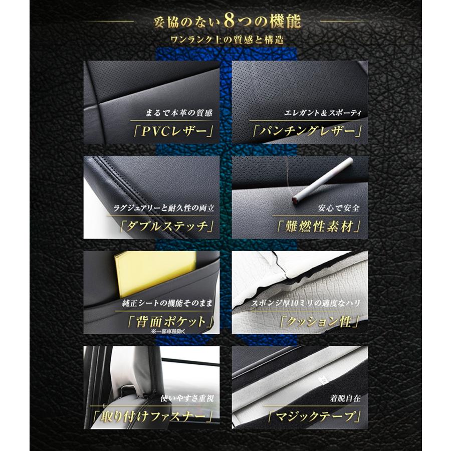 スズキ エブリイバン DA64V (H.19/7〜H.27/1) Azur アズール フロントシートカバー | アズール | 05