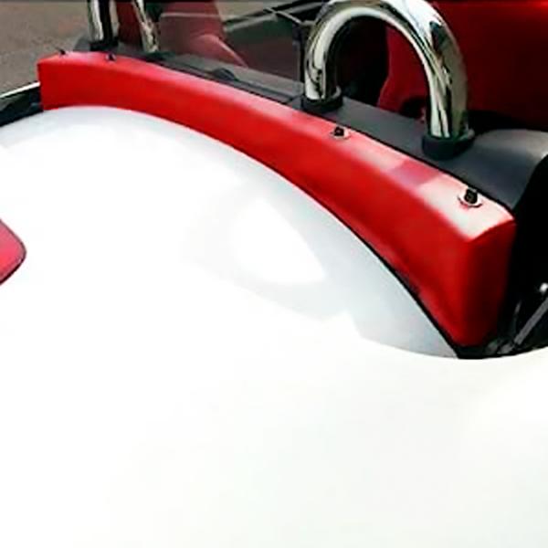 ダイハツ コペン L880K ジーベース バックボードカバー リング有り レッド | 