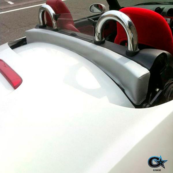 ダイハツ コペン L880K ジーベース バックボードカバー リング無し シルバーカーボン |  | 01