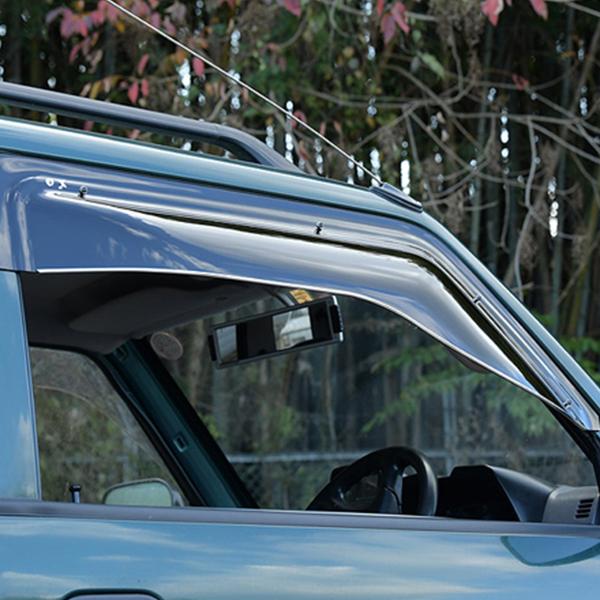 ミツビシ パジェロミニ H53A/H58A オックスバイザー ブラッキーテン フロント用 | 三菱 | 03