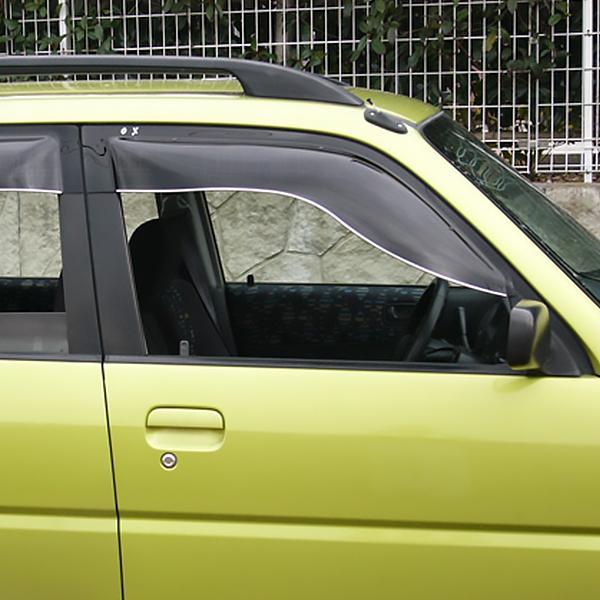 スバル プレオ RA1/RA2/RV1/RV2 オックスバイザー ブラッキーテン フロント用 | SUBARU | 05