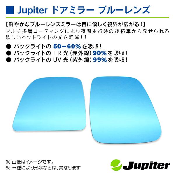 ホンダ バモス 後期 HM1/HM2 2005/12- ※カラードミラーでアンダーミラー付専用 ジュピター ドアミラーブルーレンズ 左右セット |  | 02