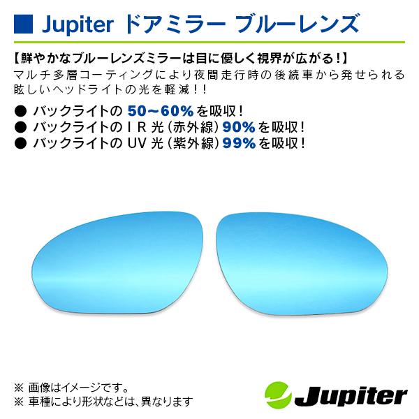 ニッサン ジューク F/YF/NF15(MC前) 2010/06-2014/07 ※前期専用(ドアミラーウインカー無) ジュピター ドアミラーブルーレンズ 左右セット |  | 02