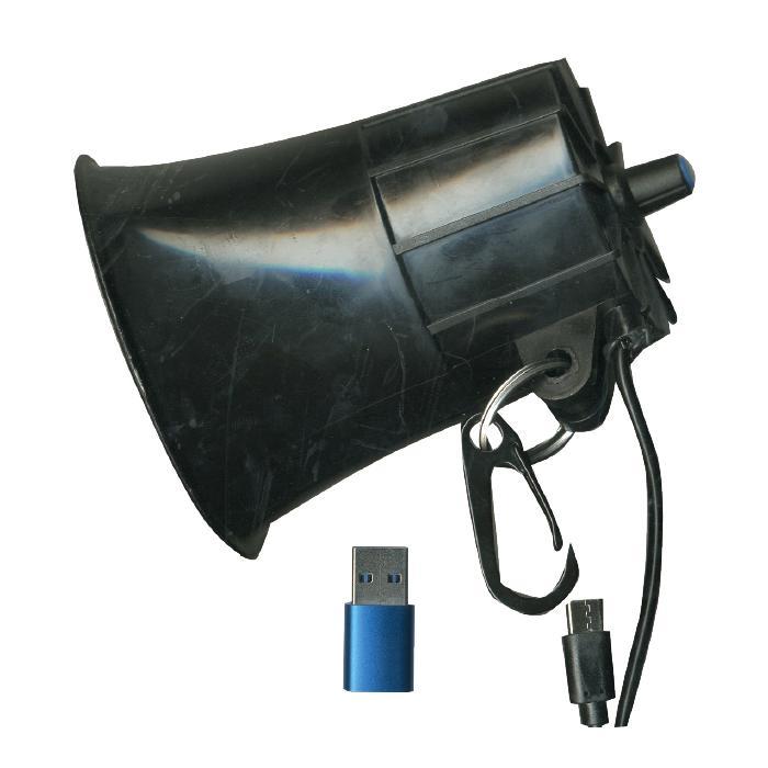 登山・山歩き・山菜取り時の熊除け MTO DC12 熊よけ わんわんホーン カラビナ付き 電池ケース無し ※モバイルバッテリーは付属しません。 |  | 04