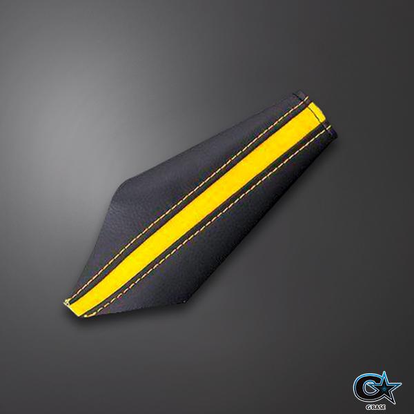 ダイハツ コペン LA400K ジーベース サイドブレーキブーツ ブラックレザー/イエロー |  | 01