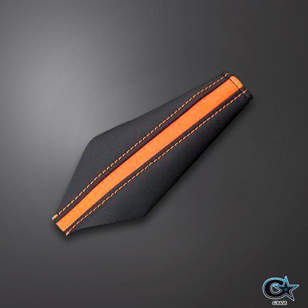 ダイハツ コペン LA400K ジーベース サイドブレーキブーツ ブラックレザー/オレンジ |  | 01