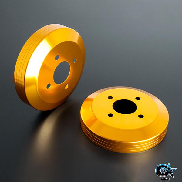 スズキ アルトワークス・アルトRS HA36S ジーベース スリットラインブレーキドラムカバー ゴールド 2枚/set |  | 01