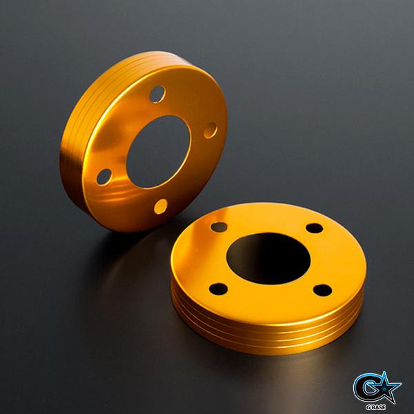スズキ アルトワークス・アルトRS HA36S ジーベース スリットラインブレーキハブカバー ゴールド 2枚/set |  | 01
