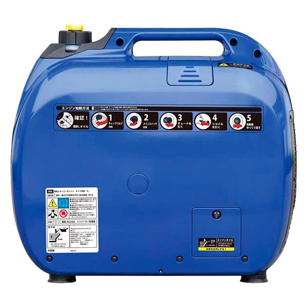 MTO インバーター発電機 定格出力2.0kVA 交流直流両用 USB出力付 連続15時間運転 52dB | musashi(DIY) | 02