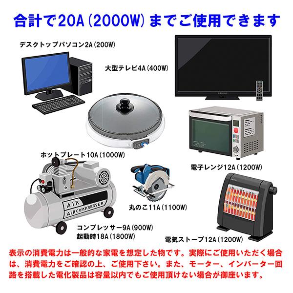MTO インバーター発電機 定格出力2.0kVA 交流直流両用 USB出力付 連続15時間運転 52dB | musashi(DIY) | 05