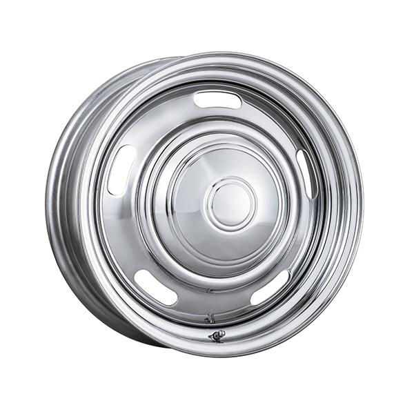 FIAT フィアット 500 専用 14x6.0J +32 98/4H 4本セット ホイール J-plus201 クローム | FIAT