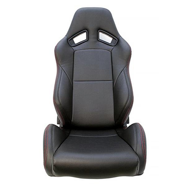 ジェイド レカロシート専用 スタイリッシュシートカバー RECAROシート SR-7シリーズ用 ブラック×レッドステッチ | 