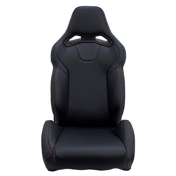 ジェイド スタイリッシュシートカバー for RECARO SR-S ブラック×レッドステッチ 1座席分 | 