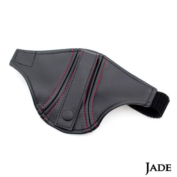 ジェイド  シートベルトガイド ブラック/レッド ステッチ |  | 01