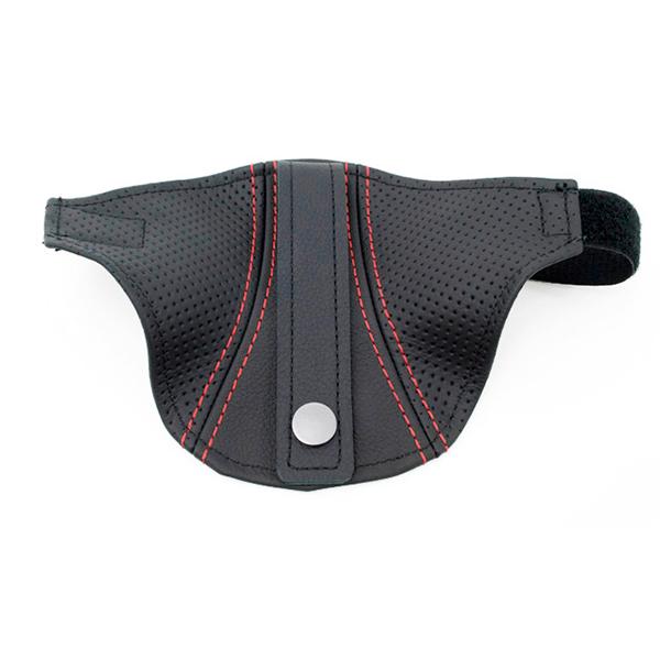 ジェイド  本革シートベルトガイド ディンプル/レッド ステッチ | 