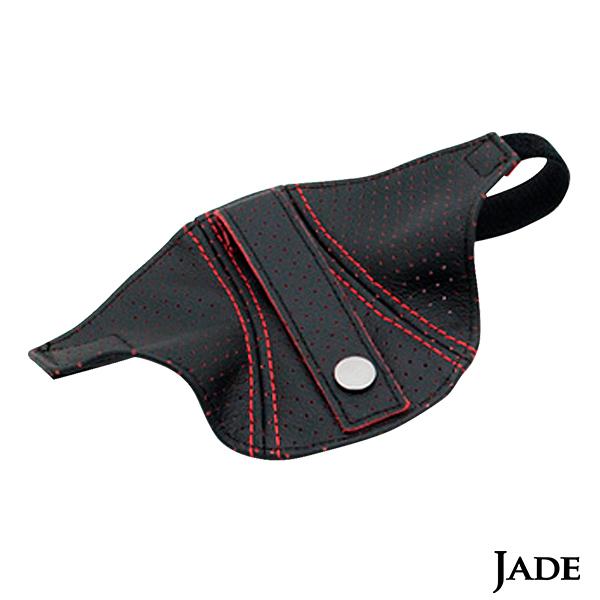 ジェイド  本革シートベルトガイド／パンチングタイプ ブラック×レッド |  | 01