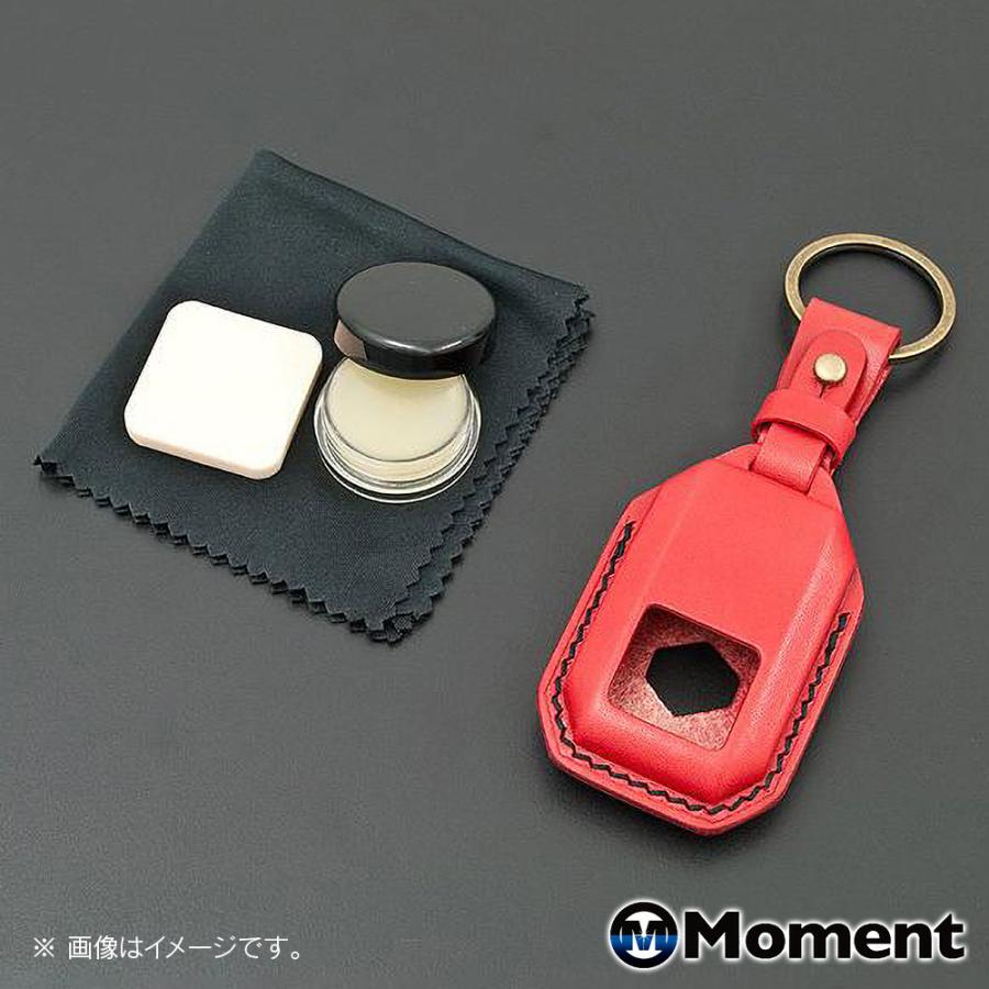 Moment スポルティボ スマートキーケース レッド× ブラックステッチ スズキ スイフトスポーツ ZC33S | スズキ | 01