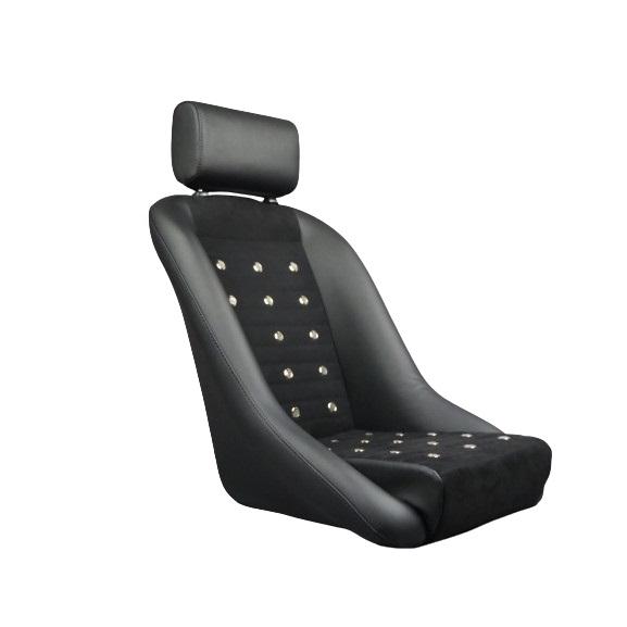 ローバックシート ブラック ※ヘッドレスト付属 2脚セット(2pcs) Colin project |  | 02