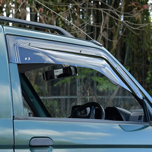 ミツビシ パジェロミニ H51A/H56A オックスバイザー スポーティーカット フロント用 | 三菱 | 06