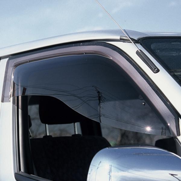 トヨタ ハイエース/レジアスエース 200系前期(〜H25/11) 電動メッキワイドドアミラー車 オックスバイザー スポーティーカット フロント用 | トヨタ | 04