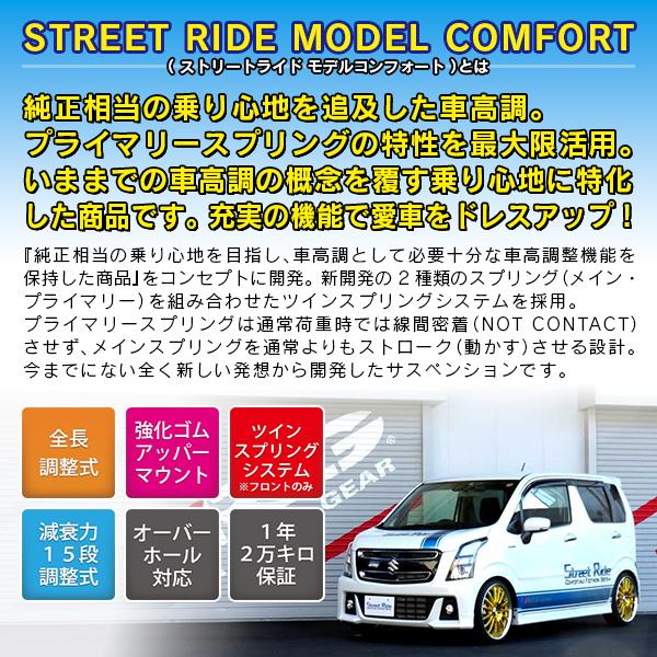 モデルコンフォート 車高調 減衰力調整式 スズキ アルトラパン/ラパン 
