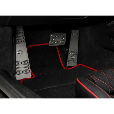 992.1 GT3 TECHART テックアート アルミフットレスト Silver 左ハンドル車用 ※ペダル別売 | テックアート