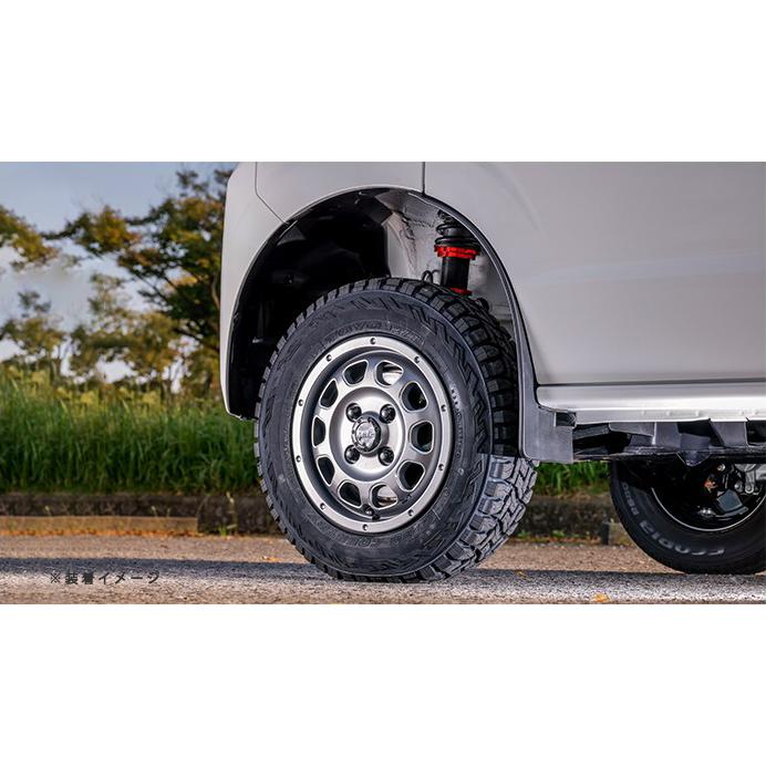 MATTE TWELVE (マットトゥエルブ) 12インチ アルミホイール マットガンメタ 単品 [TMT12G-01] | シュピーゲル | 02