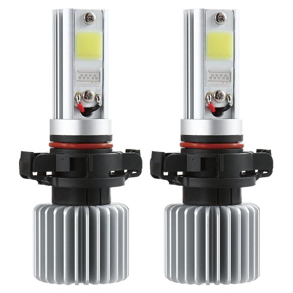 R.A.C 12V車用 LEDバルブ PSX24W 3800ルーメン 3000ケルビン 20W 2個入り | 