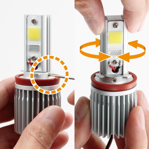 R.A.C 12V車用 LEDバルブ PSX24W 3800ルーメン 3000ケルビン 20W 2個入り |  | 05