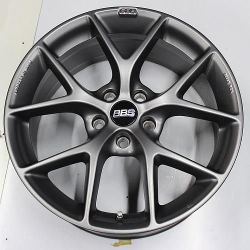 中古品 BBS SR016 8J-18 +45 5H/112 ヒマラヤサテングレー AUDI BENZ 4 